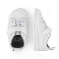 Paterna Feroz AW23 Blanco Microfibra ,Calzado minimalista para bebés con empeine medio y bajo. Veganas y en piel para primeros pasos.