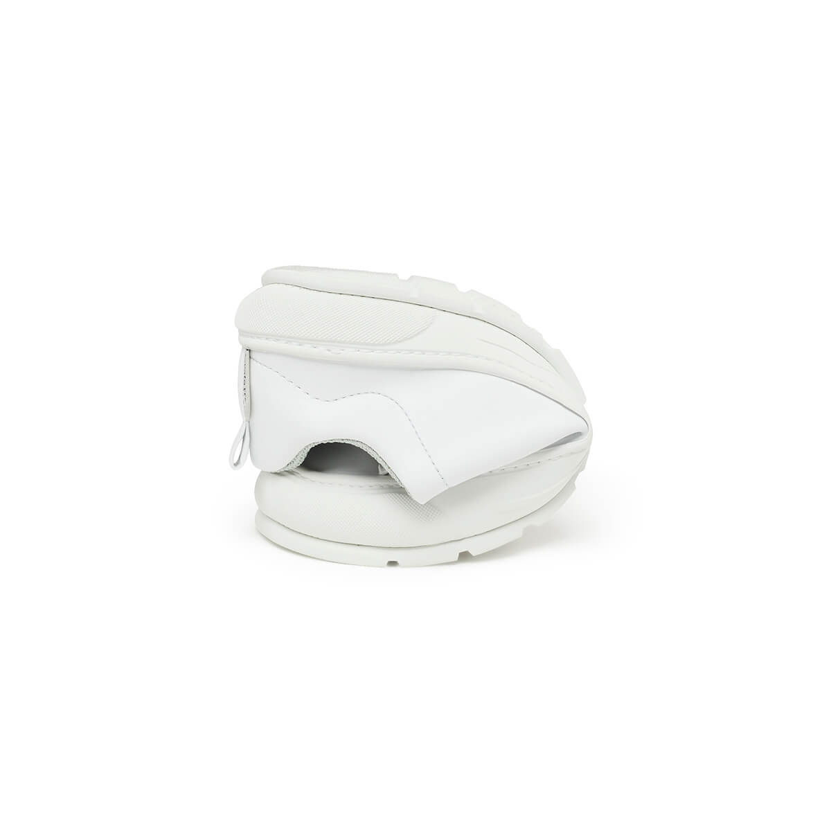 zapatillas minimalistas forma pie suela plana flexible color blanco paterna adulto aw24 04