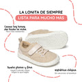 zapatillas minimalistas infantil tejano beige eliana rocker ss26 02