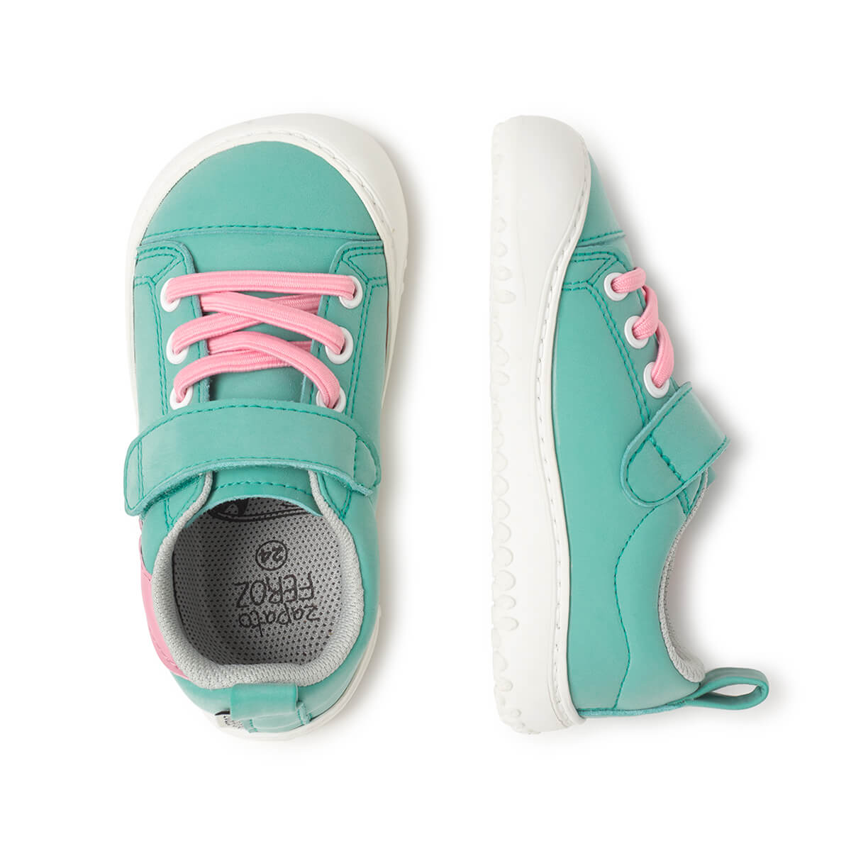 zapatillas espacio cuidado salud desarrollo pies sanos ninos ninas color mint rosa paterna rayo rocker aw24 03