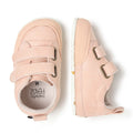 zapatillas minimalistas transpirables velcro bebes color rosa palo claro moraira feroz aw25 03