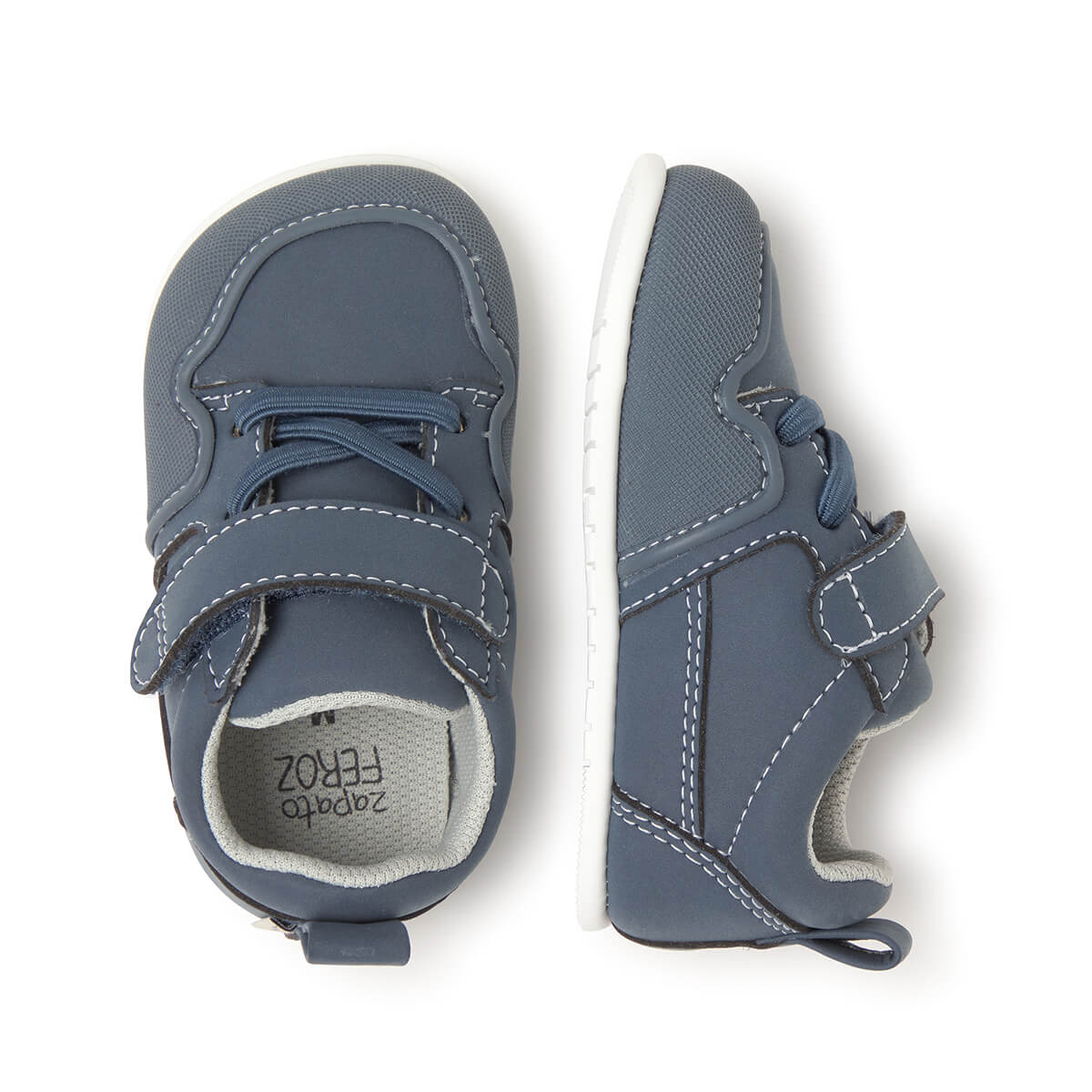 zapatillas minimalistas urbanas bebe color denim tejano vaquero cheste feroz ss25 03