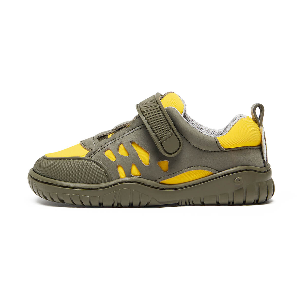 zapatillas originales divertidas todoterreno uso diario naturaleza ninos color verde kaki caqui amarillo onil aw24 01