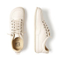 zapatillas piel comodas faciles poner mujer otono invierno color beige jerica adulto aw25 03