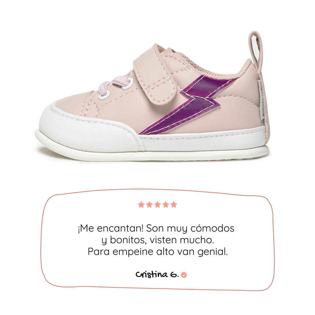 zapatillas respetuosas bebes rosa rayo paterna feroz ss26 Palo Fuxia 01
