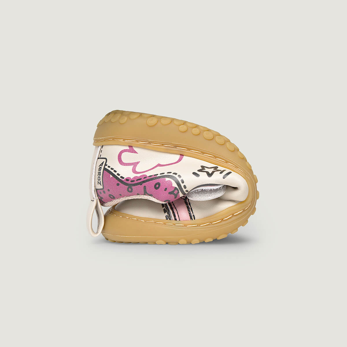 zapatillas respetuosas forma natural pie colegiales ninas color rosa paterna comic rocker aw26 04  | Rosa Microfibra