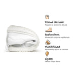 zapatillas respetuosas infantil veganas blanco paterna rocker ss26 05| Blanco Microfibra