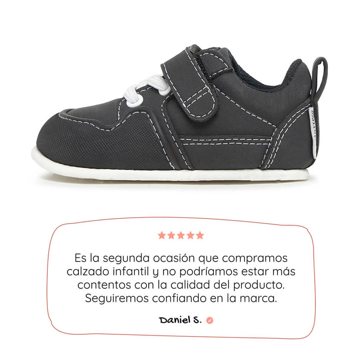 zapatillas respetuosas movimiento autonomia bebe color negro cheste feroz AW25 01 | negro microfibra nobuck