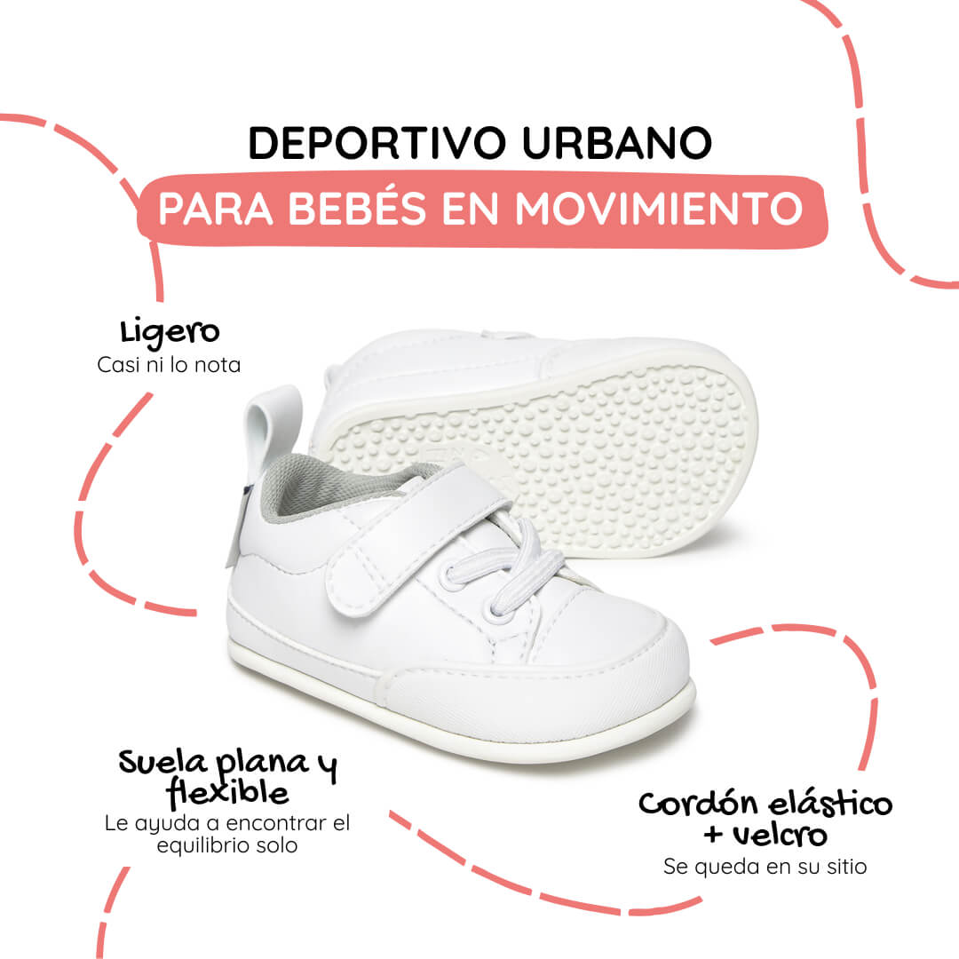 zapatillas respetuosas veganas bebes blanco paterna feroz ss26 02 | blanco microfibra