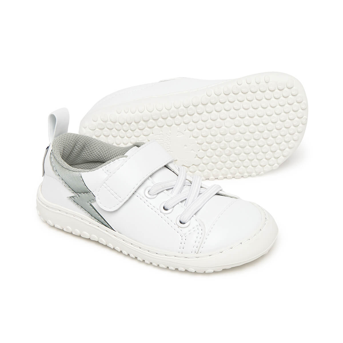 zapatillas respetuosas veganas estilo casual rocker color gris blanco paterna rayo 02