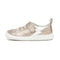 zapatillas respetuosas veganas estilo casual rocker color oro blanco paterna rayo 01