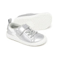 zapatillas respetuosas veganas estilo casual rocker color plata blanco paterna rayo 02