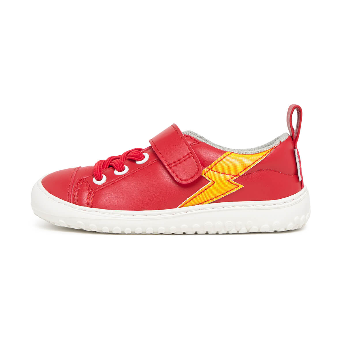 zapatillas respetuosas veganas estilo casual rocker color rojo paterna rayo 01