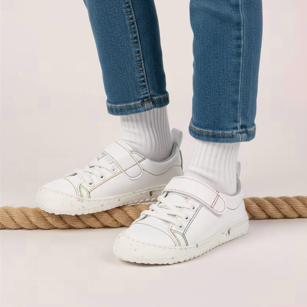 Zapatillas respetuosas veganas estilo casual rocker multicolor paterna 05