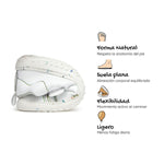 zapatillas respetuosas veganas estilo casual rocker multicolor paterna rayo 04 | Blanco Multicolor Microfibra