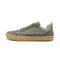 zapatillas respetuosas veganas sostenibles adulto color verde kaki caqui faura freekers aw24 01  | Kaki Microfibra Nobuck Tejano