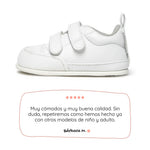 zapatillas respetuosas verano bebes blancas moraira feroz ss26 01 | blanco microfibra