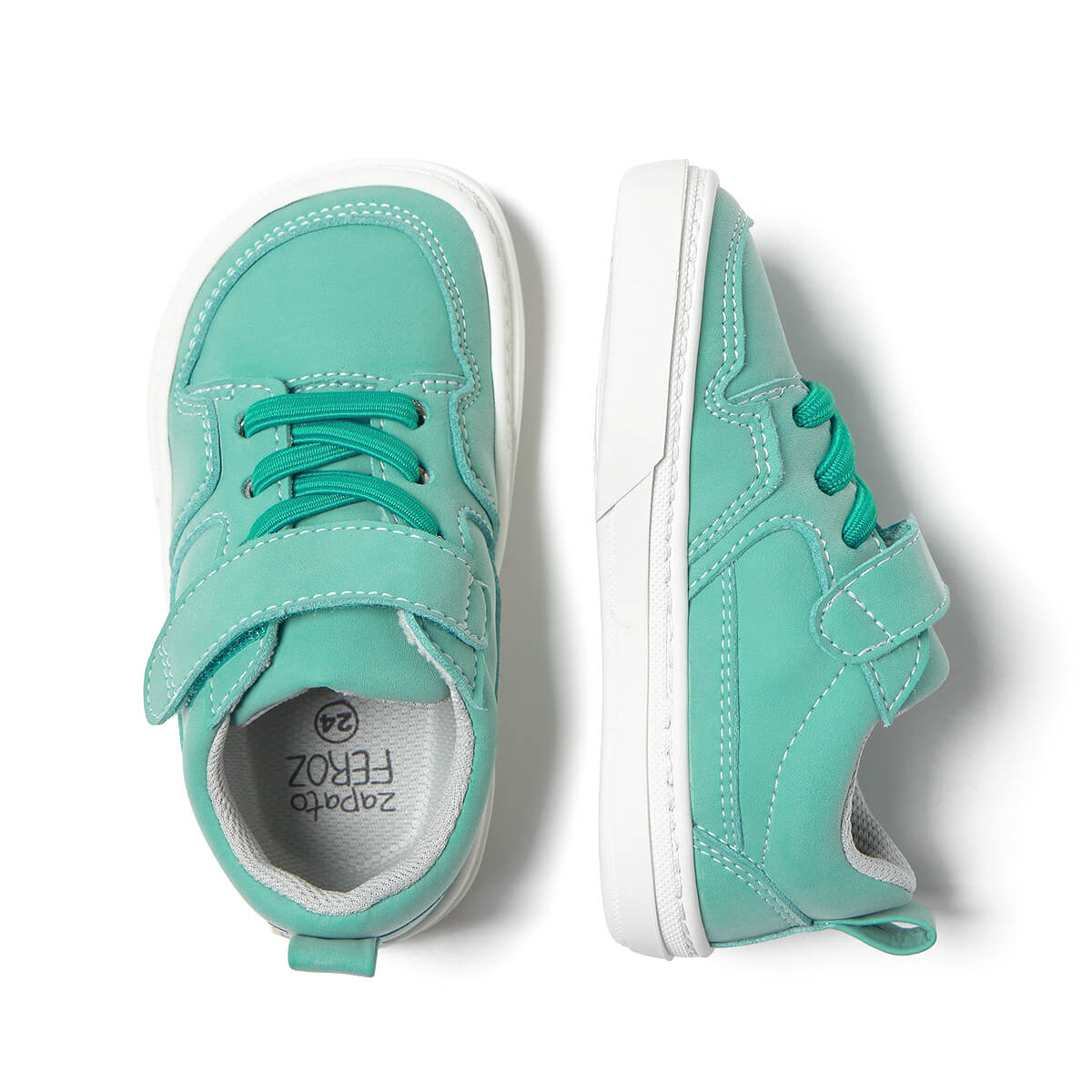 zapatillas respetusas estilo old school ninos color verde mint menta cheste rocker ss25 03