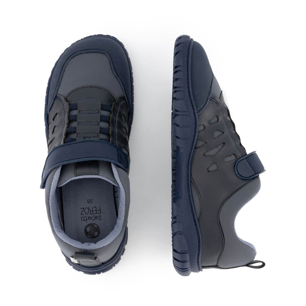 zapatillas suela deportiva minimalista goma natural flexible comoda todos suelos terrenos adulto unisex onil azul ss24 03