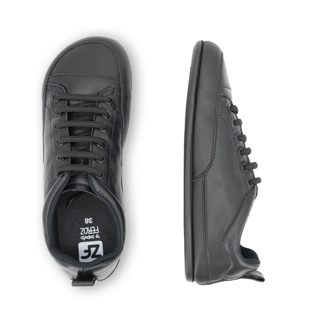 zapatillas veganas microfibra mujer otono invierno color negro jerica adulto ss26 03 | Negro Piel