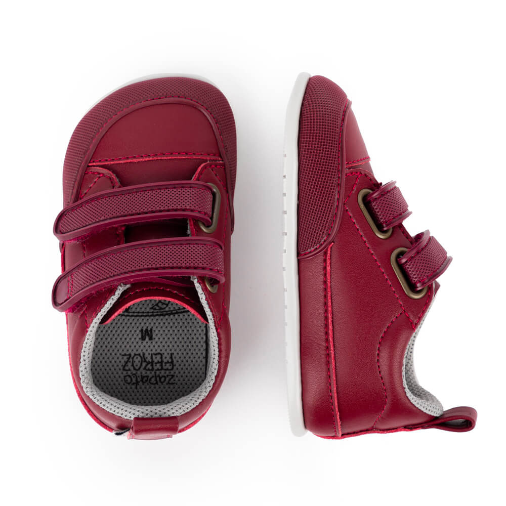 Moraira Feroz AW23 Blanco Microfibra ,Las zapatillas deportivas respetuosas con los pies de los bebés.