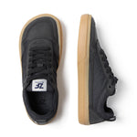 zapatillas veganas respetuosas forma pie adolescentes color negro faura freekers aw24 03 | negro Microfibra Nobuck Tejano