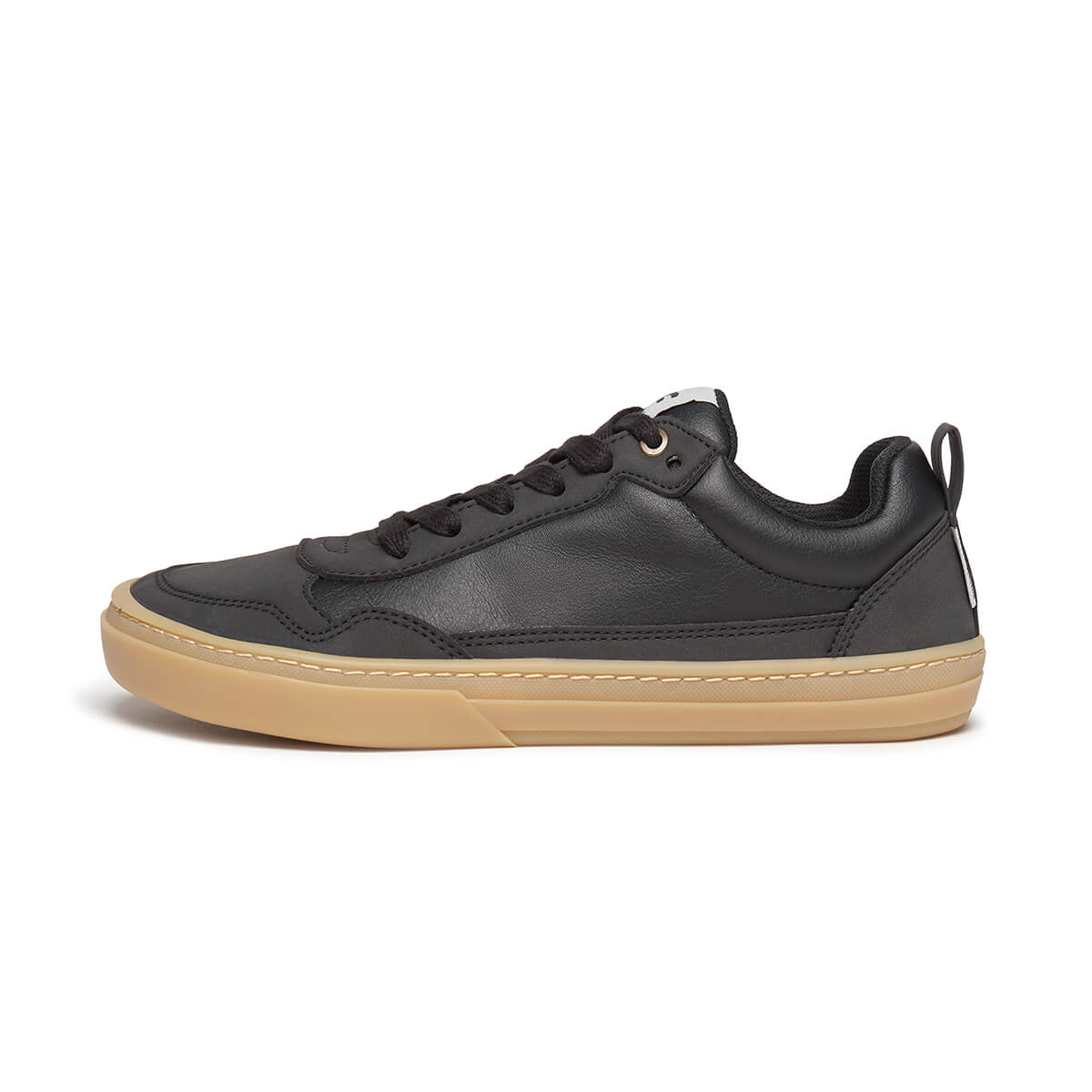 zapatillas veganas respetuosas forma pie adolescentes color negro faura freekers aw25 01