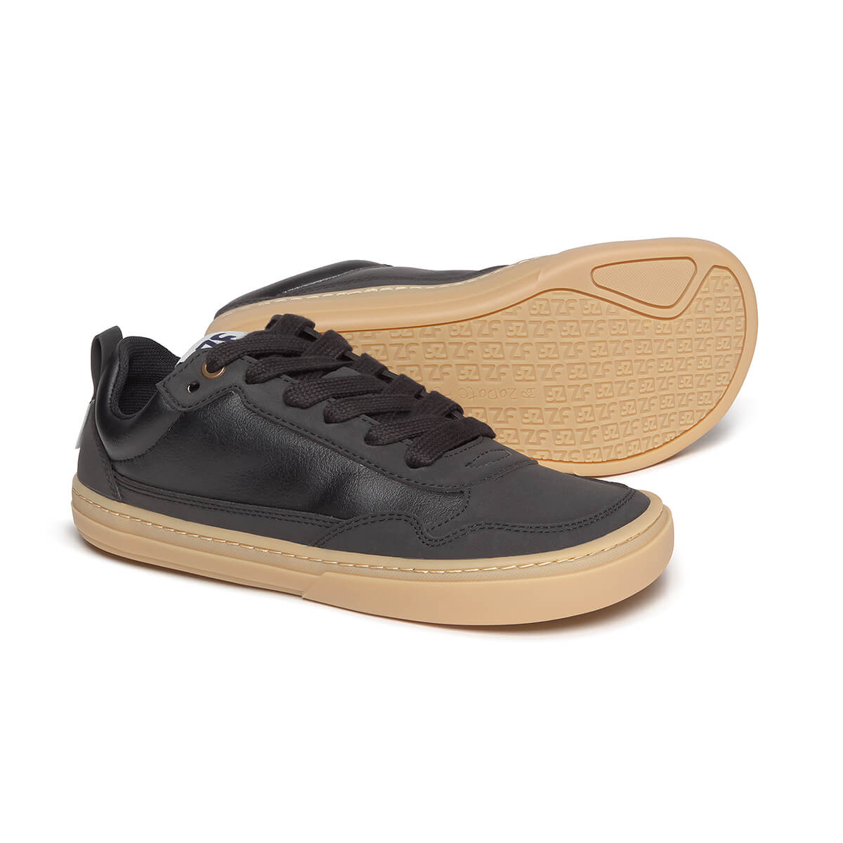 zapatillas veganas respetuosas forma pie adolescentes color negro faura freekers aw25 02  | negro Microfibra Nobuck