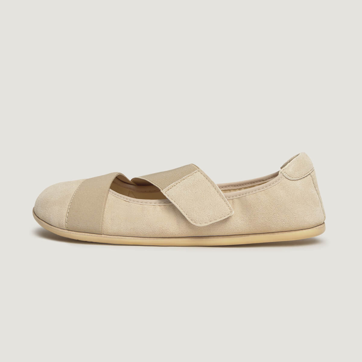 zapato respetuoso barefoot aitana freekers adulto | beige serraje reciclado