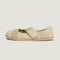 zapato respetuoso barefoot aitana freekers adulto | beige serraje reciclado