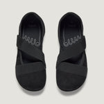 zapato respetuoso barefoot aitana freekers adulto | negro serraje reciclado | cenital