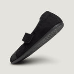 zapato respetuoso barefoot aitana freekers adulto | negro serraje reciclado | detalle
