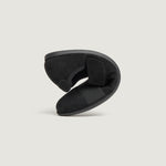 zapato respetuoso barefoot aitana freekers adulto | negro serraje reciclado | plegado