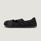 zapato respetuoso barefoot aitana freekers adulto | negro serraje reciclado