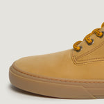 zapato respetuoso barefoot albaida freekers adulto | mostaza microfibra nobuck | detalle