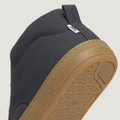 zapato respetuoso barefoot albaida freekers adulto | negro microfibra nobuck | detalle