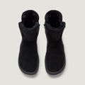 zapato respetuoso barefoot alcoy freekers adulto | negro microfibra serraje | cenital