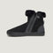 zapato respetuoso barefoot alcoy freekers adulto | negro microfibra serraje