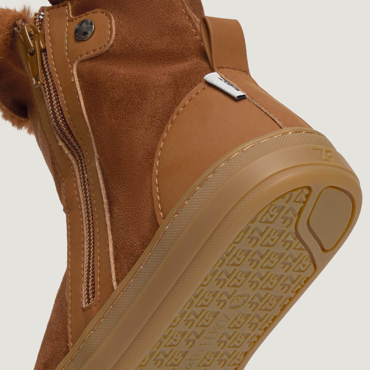 zapato respetuoso barefoot alcoy freekers adulto | nut microfibra serraje | detalle