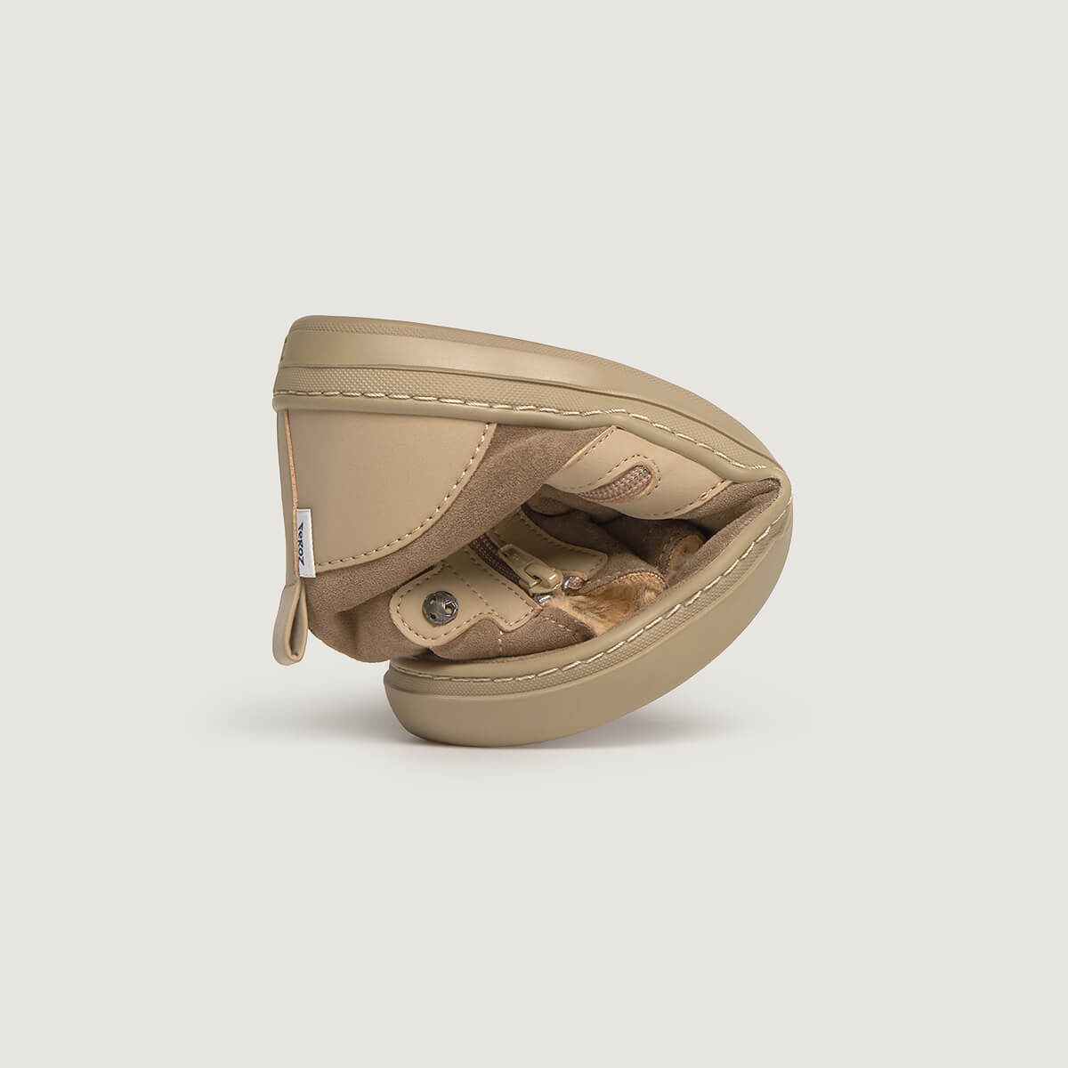 zapato respetuoso barefoot alcoy freekers adulto | piedra microfibra serraje | plegado