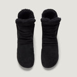 zapato respetuoso barefoot chelva freekers adulto | negro microfibra serraje | cenital