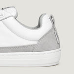 zapato respetuoso barefoot cheste freekers adulto | blanco piel microserraje | detalle