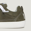 zapato respetuoso barefoot cheste freekers adulto | kaki serraje reciclado | detalle