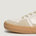 zapato respetuoso barefoot cheste freekers adulto | off white piel microserraje | detalle