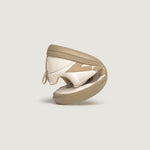 plegado zapato respetuoso barefoot faura freekers adulto | beige microfibra nobuck