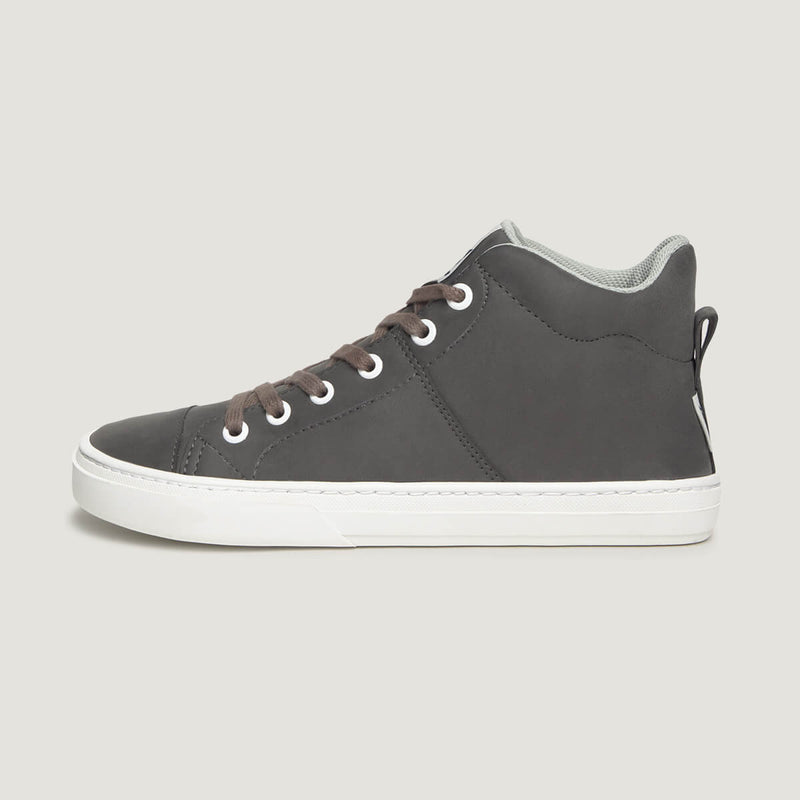 zapato respetuoso barefoot jucar freekers adulto | gris asfalto microfibra nobuck