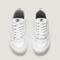 zapato respetuoso barefoot olocau freekers adulto | blanco piel | cenital