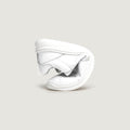 zapato respetuoso barefoot olocau freekers adulto | blanco piel | plegado