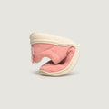 zapato respetuoso barefoot olocau freekers adulto | rosa serraje reciclado microfibra | plegado