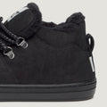 zapato respetuoso barefoot serra freekers adulto | negro serraje reciclado | detalle